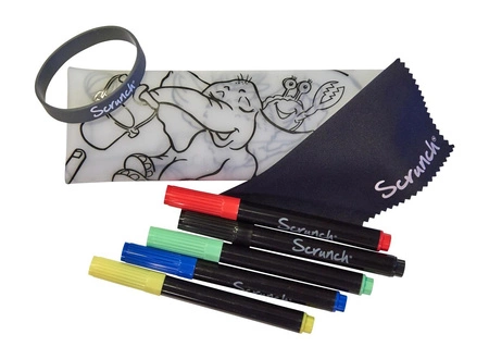 Mata do kolorowania wielokrotnego użytku Scrunch - Nad morzem