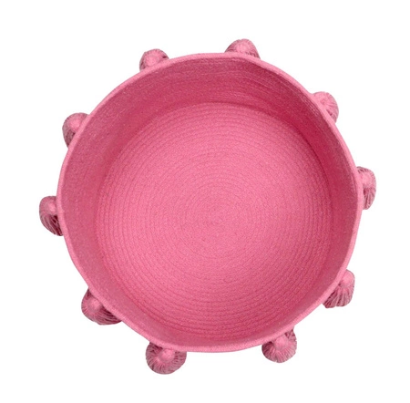 Lorena Canals Kosz dekoracyjny Tassels Fuchsia