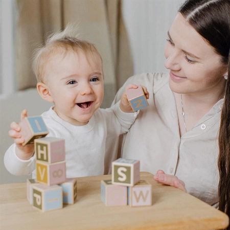 Zestaw klocków z alfabetem Micki 36 szt.
