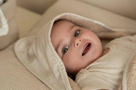 Little Dutch Bawełniany ręcznik z kapturem 75x75 cm Forest Wonders