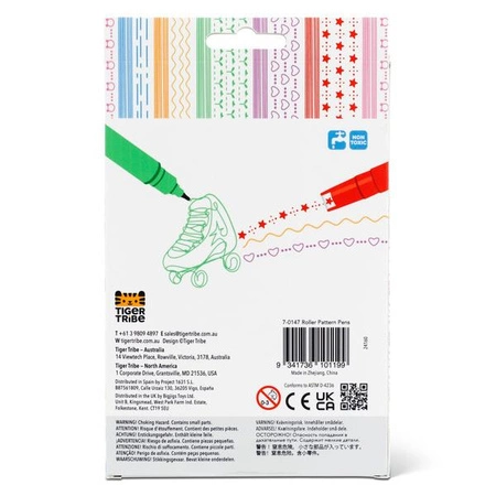 Tiger Tribe Dwustronne Pisaki z Pieczątkami