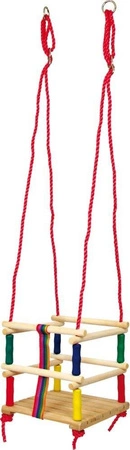 Huśtawka dla malucha, kolorowa