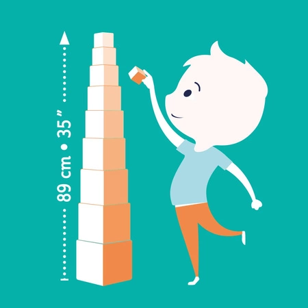 Układanka z kostek TĘCZA DJ08510