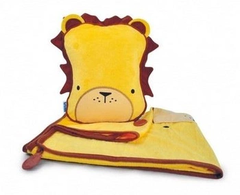 Kocyk i poduszeczka Snoozihedz - lew Leeroy