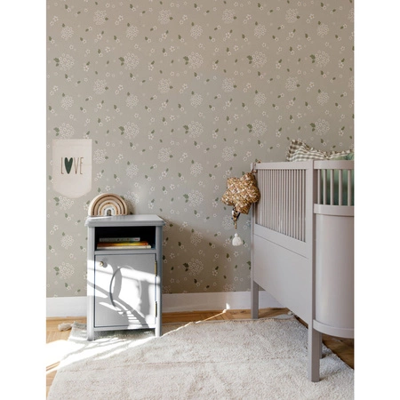 Delicate Twigs with Green and Beige