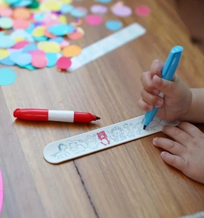 HeyDoodle Bransoletka Samozaciskowa do Kolorowania Pojazdy