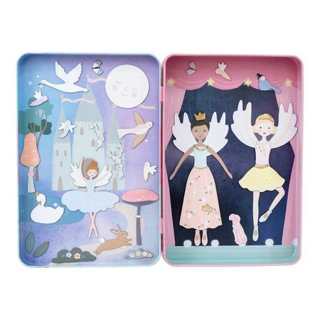 Baletnice Magnetyczna Układanka w Pudełku