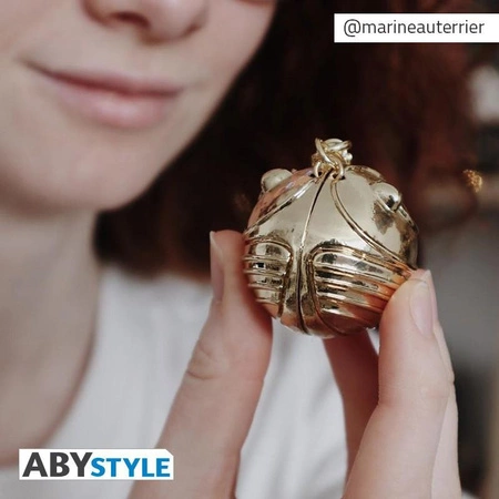 Brelok 3D Harry Potter - złoty znicz - ABS