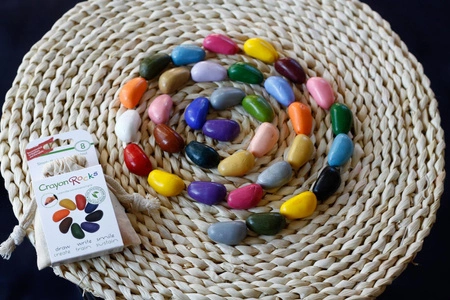 Kredki Crayon Rocks w aksamitnym woreczku - 8 kolorów