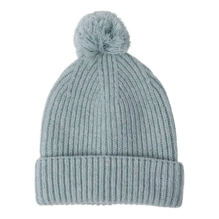 Lodger Czapeczka z wełny merino 100% miętowa Silk 1-2 lata