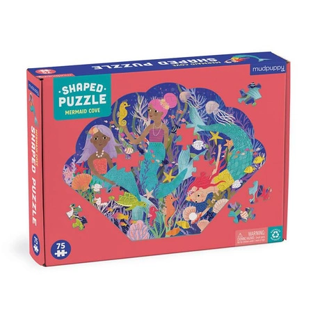 Mudpuppy Puzzle konturowe Zatoczka syren 75 elementów 5+