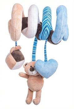 Spirala na łóżko - niebieski Lumpin