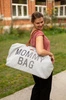 Childhome Torba Mommy bag Kanwas Szara