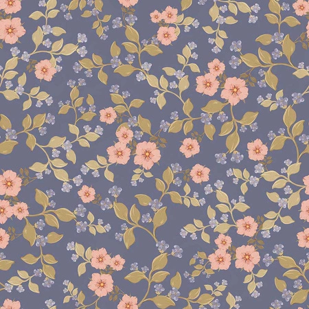 Tapeta Antique floral fantasy moon