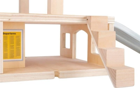 Zestaw do kolejki dla dzieci Dworzec z peronem wielka podróż Small Foot World