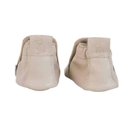 Lodger Skórzane buciki dla niemowląt kremowe Stepper Birch r. 20