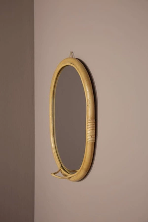 Childhome Lustro rattanowe Oval 35 cm