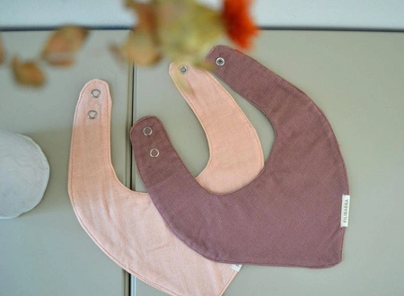 Filibabba Śliniak muślinowy Peach