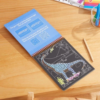 Zdrapka Scratch Art Dinozaury zeszyt do wydrapywania 40514-Melissa & Doug, zestawy artystyczne
