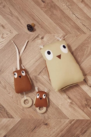 Kids Concept Edvin Grzechotka Sowa Green