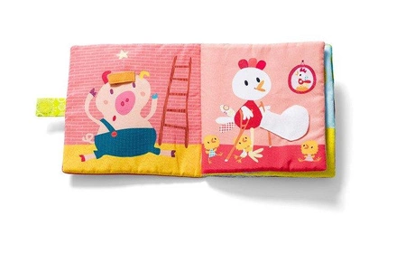 LILLIPUTIENS Książeczka z mini-pacynką wielofunkcyjna Doktor Alice Lisiczka Alice 6 m+