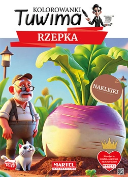 Rzepka z naklejkami. Kolorowanki Tuwima