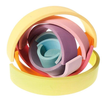 Tęcza 12-elementowa, pastelowa, 3+, Grimm's