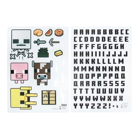 Naklejki dekoracyjne ścienne Minecraft