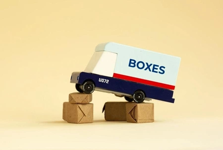 Candylab Samochód Drewniany Mail Van