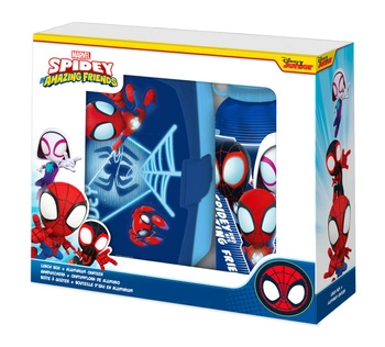 Zestaw śniadaniówka + bidon 500ml Spidey SP50102