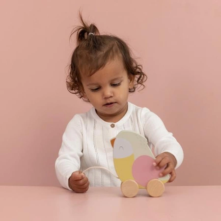 Little Dutch Ptaszek do ciągnięcia Flowers & Butterflies LD7086