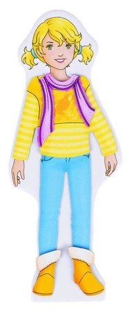 Lalka w zestawie z magnesami, Zosia lubi się przebierać, 58531-goki, zabawki dla dziewczyn