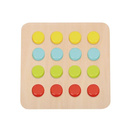 TOOKY TOY Układanka Klocki dla Dzieci Zwierzęta Dopasuj Nauka Kształtów Kolorów + Plansze