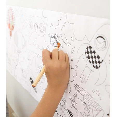 Kolorowanka w rolce 4 metry Apli Kids - Transport