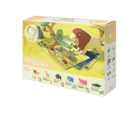 Halftoys Magnetyczny Składany Lew z Książeczką