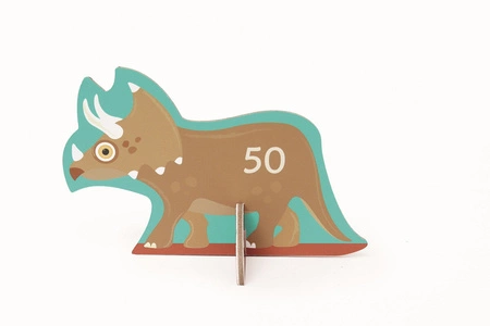 Scratch, Dmuchawka XL / 3 lotki przyssawki / 5 celów DINO