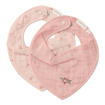 Little Dutch Apaszko-bandanka muślinowa - zestaw 2 szt. Blueberry Leaves & Sage