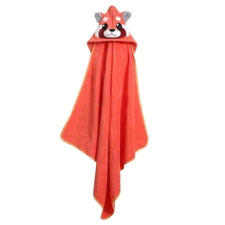 Zoocchini Ręcznik dla Niemowlaka z Kapturem Panda Ruda