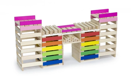 Viga Drewniane Klocki konstrukcyjne Budynki