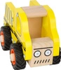 Drewniany żółty samochód ciężarowy 11096-Small Foot, little cars