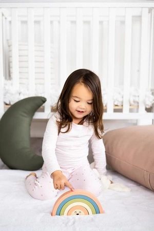 Pearhead Układanka Drewniana Rainbow