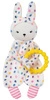 DouDou kocyk przytulanka i gryzak Królik Baby Blossom 159560-Manhattan Toy, zabawki dla niemowląt