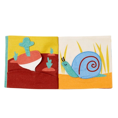 Miękka książeczka aktywnościowa - MY GARDEN, ThreadBear Design