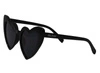 Okulary przeciwsłoneczne Elle Porte Classic - Heart Black 3-12 lat