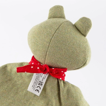 Pierwsza przytulanka komforter Żabka szmatka maskotka dla dzieci sigikid