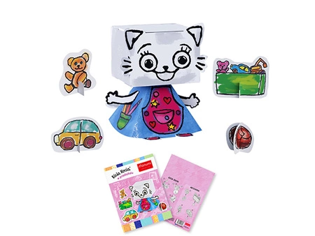 Kolorowanka 3D Creative Head - Kicia Kocia w przedszkolu 3l+ MONUMI