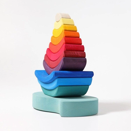 Wieża Łódka, kolorowa, 1+, Grimm's