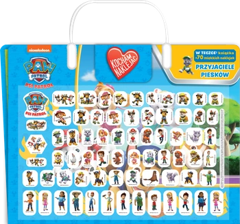 Przyjaciele piesków. Psi Patrol. Kocham naklejać