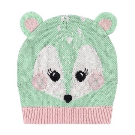 Zoocchini Komplet Zimowy dla Dzieci Czapka i Rękawiczki Jelonek S