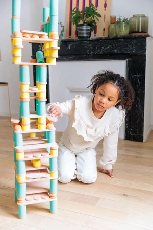 OPPI Kreatywny zestaw konstrukcyjny Stix 108 elementów 2+